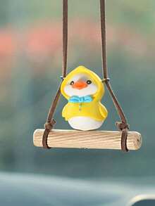 Cute Little Yellow Duck, Little Yellow Chicken, PVC Material, Multiple Styles To Choose From, Car Decorations, Room Decorations, Gifts For Birthday Friends And Mothers - Multicolor - View 13