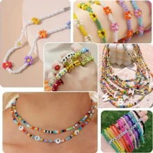 1 Box 4000 Stücke Mehrfarbige Acryl Buchstaben, Herzen, Gesichter, Sterne, Saatperlen DIY Schmuckherstellung Zubehör für Halsketten, Armbänder, Ohrringe, Handy Anhänger