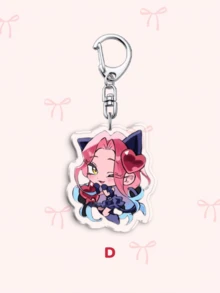 1pc Cute Acrylic Anime ALIEN STAGE Keychain.Featuring Bag Accessories, Funny Jewelry, And Fans Gifts. Ideal For Boyfriends, Girlfriends, Family Members, Teachers, Party Gifts, And Cell Phone Decorations., Friendship Keychain/Keychains For Women/Bag Charms/ Keychain - Multicolor - View 5
