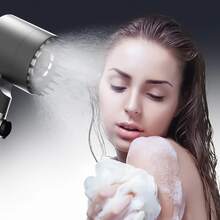 High Pressure Shower Heads With Handheld,Filtered Shower Head,High Flow Even With Low Water,4Modes Filtered Showerhead Power Wash For Hard Water,With 59″Replacement Hose - Grey(9 Piece Set) - View 2