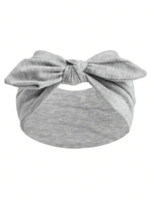 1/3/4/6pcs Women Bow Rabbit Ear Headbands, Boho Style Extra Wide Cute Rabbit Ear Knotted Headbands, Halloween Headpiece, Fall, Women Headwrap, Elastic Solid Bow Hair Accessories, Suitable For Fitness/Yoga/Sports/Outdoor, Solid Color Casual Headbands, All Season Winter Scarf Warm Hair Bands Women Bandana