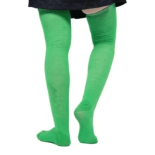 Don Calcetin Women Over The Knee Socks - Green - View 8
