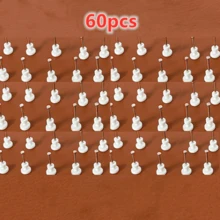 Großer Fotorahmen Nagel-freie Wandnagel, ohne Bohren erforderlich, Dekoration für Wohnzimmer, Fotowand, Hochzeitsfotowand, Wandnagel - Weiss - Übersicht 11