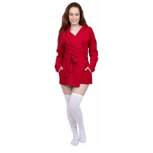 Don Calcetin Women Over The Knee Socks - White - View 9