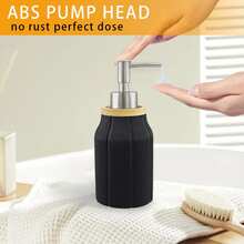 1 Stück Seifenspender Flasche im Boho-Stil mit Trichter, praktisch für Badezimmer, Küche, geeignet für Duschgel, Reinigungsmittel, passend für alle Feste und Jahreszeiten