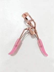 11 piezas/Set, 1 pieza Rizador de pestañas con mango transparente rosa dorado + 10 piezas Almohadillas de repuesto, Herramientas de belleza profesionales y para el hogar, Rizador de pestañas con almohadillas de repuesto, Herramientas para rizar pestañas, Maquillaje, Barato, Decoración de habitación, Tocador, Viaje, Dormitorio, Accesorios de maquillaje, Rizador de pestañas