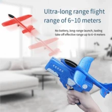 Outdoor Game Foam Dart Airplane, Parent-Child Interactive Foam Airplane Shooting Toy, Throwing Foam Airplane, Children's Birthday Gift For Boys And Girls - Multicolor - View 6