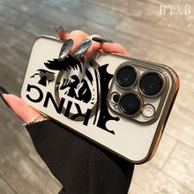 Una de medio león negra. La funda magnética electrochapada para teléfono con lente todo incluido soporta carga inalámbrica magnética y adecuada para las series 16 Pro, 16, 15 Pro, 14, 14 Plus/14 Pro, 13, 13 Pro, 12 Pro, 11/11 Pro y Pro. un gran regalo para amigos, cumpleaños y festivales. - Morado - Ver 4