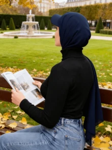 1 peça novo chapéu cachecol feminino de cor sólida com aba, chapéu lenço de cabeça versátil estilo Oriente Médio
