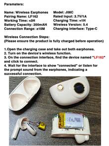 Wireless Earphones With LED Display, Bluetooth 5.3, Low Latency Gaming Mode, Hi-Fi Sound, Long Battery, Touch Control