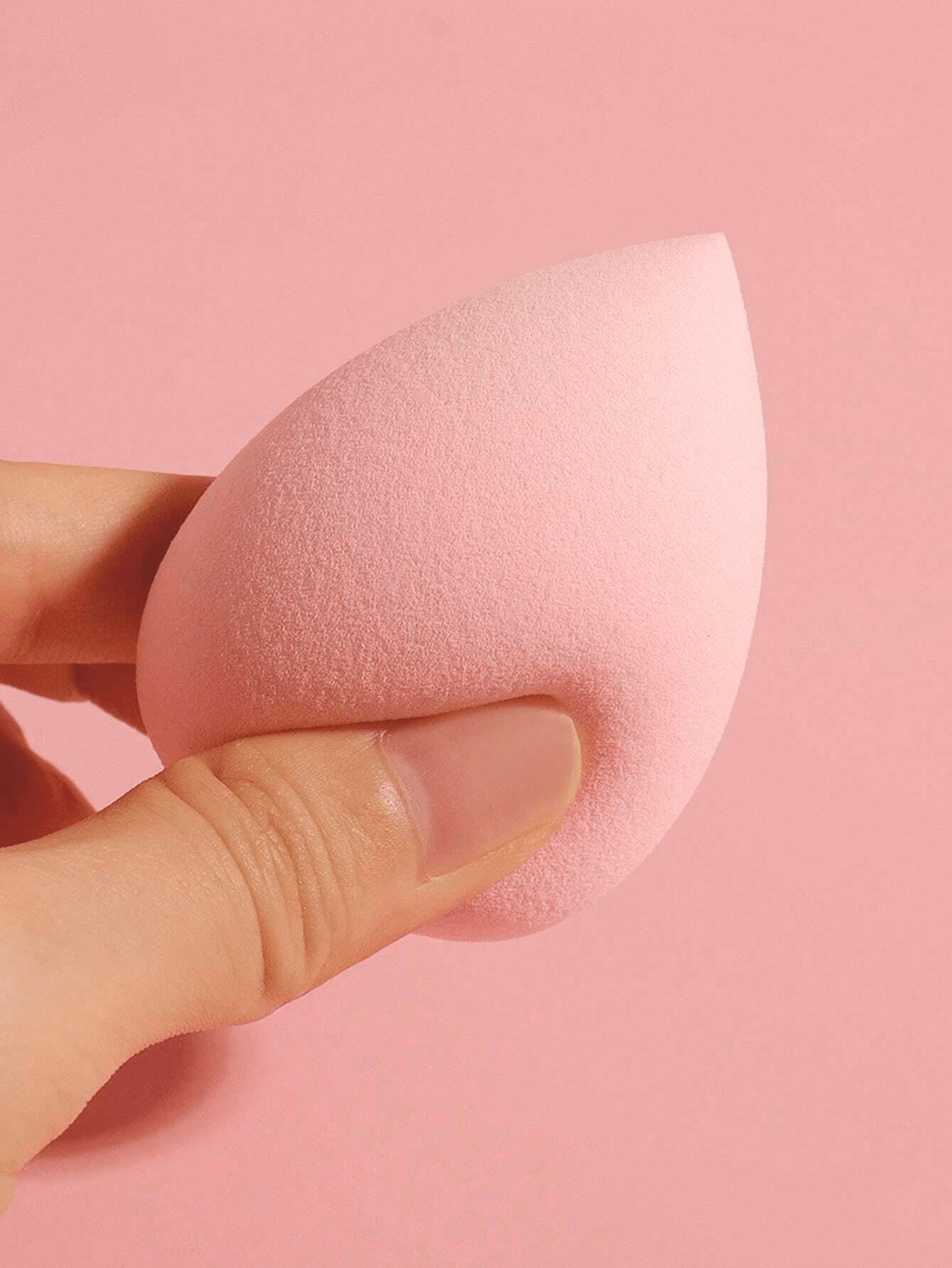 10/5/1pcs Multi-Functional Makeup Sponge, Makeup Sponge, Concealer Sponge, Blush Brush, Makeup Brush, Soft & Skin-Friendly, Dry & Wet Dual-Use Powder Puff, Suitable For Blending Foundation, Liquid, Cream And Powder, Concealer, Foundation, Powder, Blush, Highlighter, Eyeshadow, Eyebrow - Pink - View 1