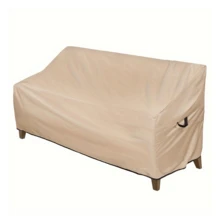 Durable Outdoor Sofa Cover - Heavy Duty 900D Oxford Fabric UV & Wind Resistant Patio Bench Cover With Handles - Fits 70"X30"X24"/35"(H) Loveseat - Stylish Protection For Garden, Patio, & Poolside Furniture,Beach,Summer,Vacation,Holiday,Travel Essential,Going Out Tops,Household Items - Khaki - View 9