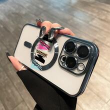 Este teléfono con letras de colores y lente integral también admite carga inalámbrica magnética y es compatible con phone 16 Pro Max, 16, 15 Pro, 14, 14 Plus/14 Pro Max, 13, 13 Pro, 12 Pro, 11/11 Pro y la serie Pro. Es un excelente teléfono para amigos, cumpleaños y fiestas. - azul claro - Ver 10