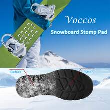 36pcs Ski Board Anti-Slip Pads, Pyramid-Shaped Anti-Slip Studs, Metal Material, Excellent Anti-Slip Effect, Self-Adhesive Design, Providing Extra Traction For Male And Female Winter Skiers