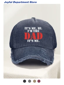 1pc Washed Distressed Baseball Cap, Fashionable Casual Versatile , Unisex Essential Fashion Item, Suitable For All Seasons