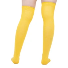 Don Calcetin Women Over The Knee Socks - 黃色 - 查看 8