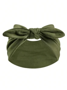 1/3/4/6pcs Women Bow Rabbit Ear Headbands, Boho Style Extra Wide Cute Rabbit Ear Knotted Headbands, Halloween Headpiece, Fall, Women Headwrap, Elastic Solid Bow Hair Accessories, Suitable For Fitness/Yoga/Sports/Outdoor, Solid Color Casual Headbands, All Season Winter Scarf Warm Hair Bands Women Bandana