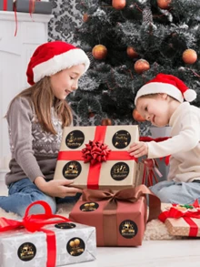 500pcs/Roll Black Foil Stickers Balloon Labels Sealing Stickers Suitable For Handmade Crafts, Birthday Party, Gifts, Envelopes, Small Business, Decorative Stickers For Birthday Party, Envelopes, Scrapbooking, Wedding, Bridesmaid Gifts, Thank You Cards, Baby Shower, Small Business Supplies Scrapbook Supplies Stationery - Black - View 8