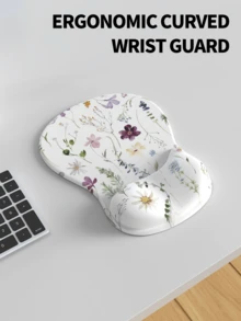 1 Silicone Ergonomic Wrist Pad, A Mouse Pad That Naturally Fits The Wrist, Relieves Hand Pain, Suitable For Laptops/Computers, With A Gradient Minimalist Design And A Thick Mouse Pad With A Silicone Anti Slip Base - Multicolor - View 1