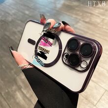 Este teléfono con letras de colores y lente integral también admite carga inalámbrica magnética y es compatible con phone 16 Pro Max, 16, 15 Pro, 14, 14 Plus/14 Pro Max, 13, 13 Pro, 12 Pro, 11/11 Pro y la serie Pro. Es un excelente teléfono para amigos, cumpleaños y fiestas. - Dorado - Ver 4