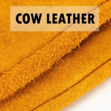 Cow Split Leather Work Gloves – Heavy Duty Safety Gloves For Construction, Farming, Gardening, And Industrial Use