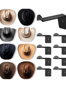 Wall Hat Hook Western Style Cowboy Hat Hanger Baseball Cap Hanger Decor - Multicolor - View 1