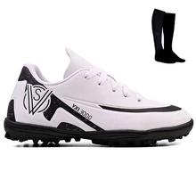 Boys' Soccer Cleats For Training And Match + Socks - White - View 15