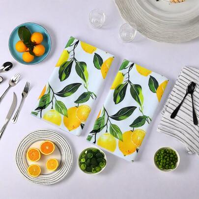 Cross-Border Hot Selling Kitchen Microfiber Towel Dish Towel Gift Decoration Holiday Towel