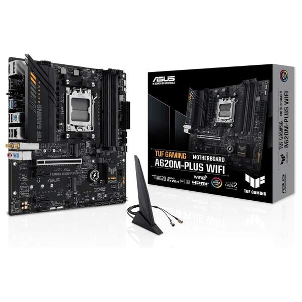 Placa-mãe A620m-plus Wifi Asus Tuf Gaming Ddr5 Am5 Micro-ATX