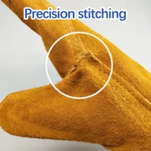 Cow Split Leather Work Gloves – Heavy Duty Safety Gloves For Construction, Farming, Gardening, And Industrial Use