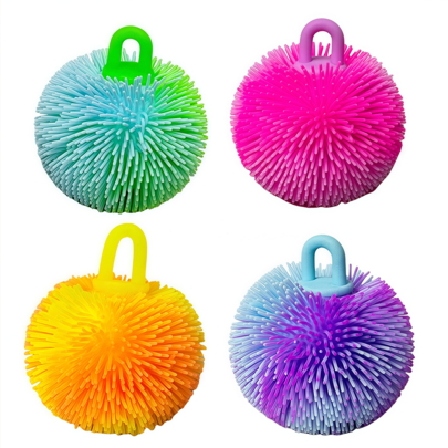 1/2/10pcs Gradient Color Squeeze Puffer Balls , Stress Relief Toys Balls, Stress Toys, Stress Relief Toys & Squish Fidget Toys Sensory Balls For Goodie Bags Stuffed, Party Favours ,Squeeze Toy, Fidget Toys, Party Favours Birthday Gifts