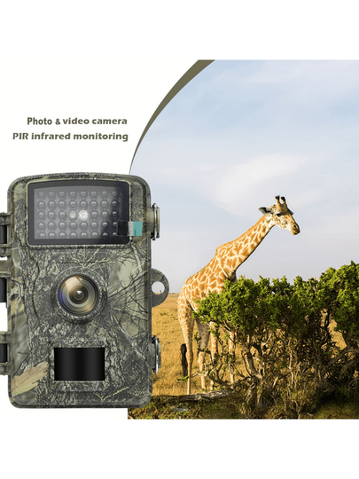 1pc Outdoor Hunting High Definition Camera, Security Slimme Surveillance Camera Battery Or Solar Power (Battery Not Included), 1080P Remote HD Outdoor, IP66 Waterproof, Night Vision, Animal Tracking, Monitoring Game view 8