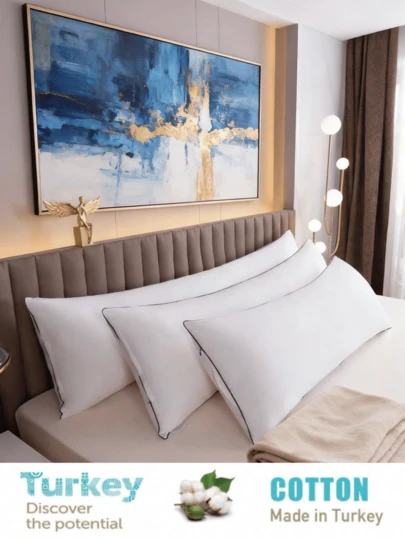 CNZB-1 Piece Hotel Quality Long White Body Pillow For Couples/Home Decor, Bedding, 50*90 Cm, 50*150 Cm
