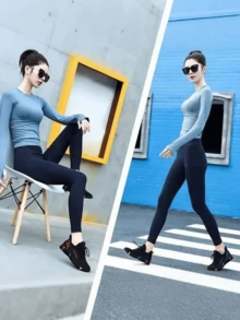 Calzado De Caminata Para Muje,Un Par De Zapatos Deportivos Transpirables De Malla Con Suela De Ligera Para Actividades Al Aire Libre,Nuevas zapatillas deportivas para mujer.Zapatillas deportivas minimalistas con cordones para mujer.Zapatillas De Tenis Para Mujer, Zapatos Comodos Mujer, zapatos deportivos de mujer transpirables con cordones - Negro y rojo - Ver 9