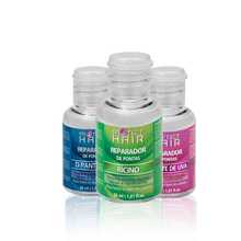 Kit 3 Reparadores de Pontas Protect Hair – Rícino, D-Pantenol e Semente de Uva - Multicolorido - Visão 1