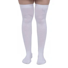 Don Calcetin Women Over The Knee Socks - White - View 6