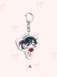 1pc Cute Acrylic Anime ALIEN STAGE Keychain.Featuring Bag Accessories, Funny Jewelry, And Fans Gifts. Ideal For Boyfriends, Girlfriends, Family Members, Teachers, Party Gifts, And Cell Phone Decorations., Friendship Keychain/Keychains For Women/Bag Charms/ Keychain - Multicolor - View 2
