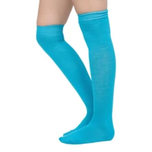 Don Calcetin Women Over The Knee Socks - 淺藍色 - 查看 6