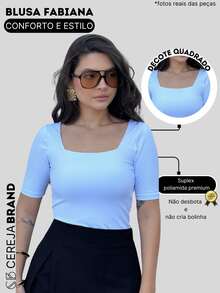 Women's Blouse Square Neck 3/4 Sleeve  Casual Spring Fashion Work Basic - 白色 - 查看 4