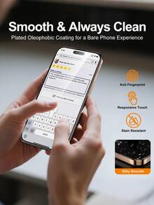 2 buc sticlă securizată compatibilă cu 17 17 Pro 17 Pro Max 17 Air16 16 Plus 16 Pro 16 Pro Max 15 14 13 12 11 Pro Max X XS XR Mini 7 8 14 Plus protector de ecran compatibil cu iPhone 14 15 Pro Max sticlă