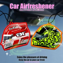 Đua xe thể thao, Nước hoa ô tô Lando Driver .16 And Nor Mũ bảo hiểm, Nước hoa ô tô, Cho lỗ thông hơi ô tô, Gương chiếu hậu; Viên thơm ô tô, Phụ kiện ô tô Mặt dây chuyền nội thất, Quà tặng ý tưởng, Thích hợp cho người hâm mộ, Quà tặng sinh nhật - Nhiều màu - Xem 1