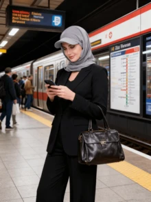 1 peça novo chapéu cachecol feminino de cor sólida com aba, chapéu lenço de cabeça versátil estilo Oriente Médio