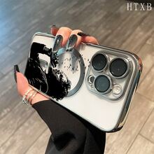 Funda magnética con diseño de perro y lentes, compatible con carga inalámbrica magnética. Compatible con phone 16 Pro Max, 16, 15 Pro, 14, 14 Plus/14 Pro Max, 13, 13 Pro, 12 Pro, 11/11 Pro y la serie Pro. Es un teléfono ideal para regalar a amigos, en cumpleaños y en fiestas. - Dorado - Ver 9