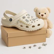 New Release! 100% EVA Babouche Flip Flops With Assorted Pendants Like Butterflies, Pineapples, And Pearls - 米色 - 查看 2