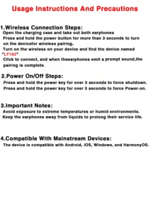 Wireless Earphones With LED Display, Bluetooth 5.3, Low Latency Gaming Mode, Hi-Fi Sound, Long Battery, Touch Control