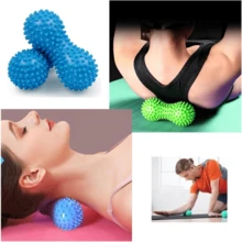 Peanut Massage Ball, Yoga Ball For Muscle Relaxation, Fitness Hedgehog Ball, Simple Fascia Ball For Rehabilitation Training