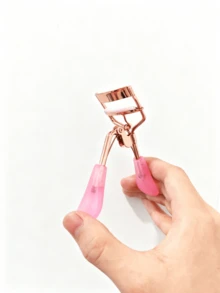 11 piezas/Set, 1 pieza Rizador de pestañas con mango transparente rosa dorado + 10 piezas Almohadillas de repuesto, Herramientas de belleza profesionales y para el hogar, Rizador de pestañas con almohadillas de repuesto, Herramientas para rizar pestañas, Maquillaje, Barato, Decoración de habitación, Tocador, Viaje, Dormitorio, Accesorios de maquillaje, Rizador de pestañas