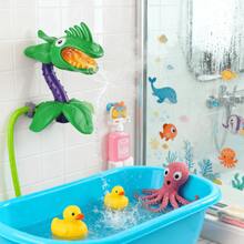 1 件卡通形状喷水玩具，鲜艳的色彩户外戏水玩具，儿童夏季戏水工具，适用于庭院、泳池边和海滩戏水场景