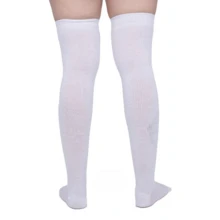 Don Calcetin Women Over The Knee Socks - White - View 8