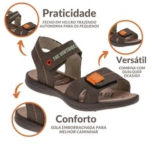 Sandália Infantil Masculina Papete Infantil Confortável Menino Estiloso Verão